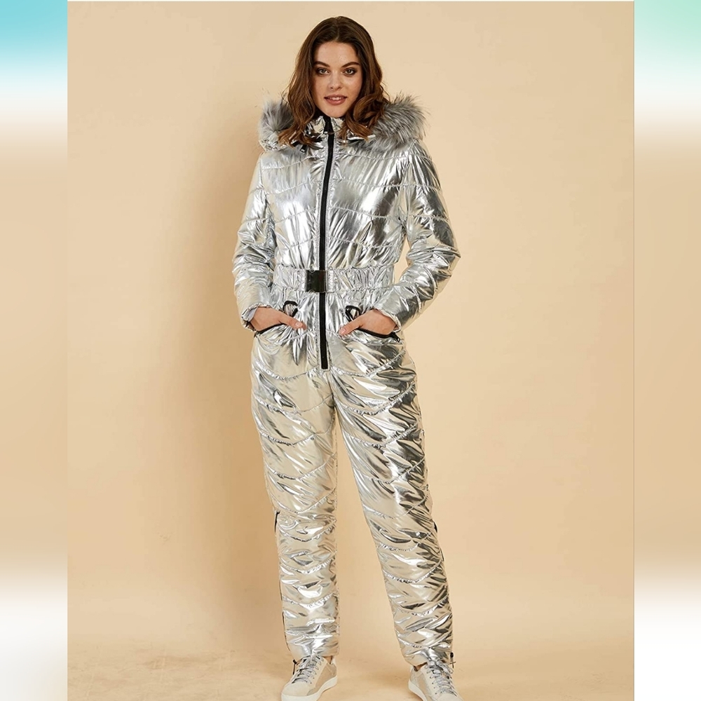 Silver Aspen Microwave Ski Suit Onesie